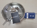 Remiso德國(guó)品牌316不銹鋼炒鍋無(wú)涂層平底不易粘鍋電磁爐燃?xì)鈭A底炒菜鍋 帶蓋平底 34cm 曬單實(shí)拍圖