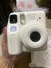 富士（FUJIFILM）拍立得instax mini SE男女學(xué)生款一次成像傻瓜相機mini 7+/7s/7c升級版套餐含相紙 白色【云朵時光套裝】 套餐四【標配+20張相紙+硅膠套+基礎(chǔ)版禮包】 曬單實拍圖