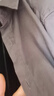 100%純亞麻料短袖襯衫男士日系復(fù)古棉麻布上衣服夏季薄款休閑襯衣 灰色935  薄款 XL （135-155斤） 曬單實拍圖