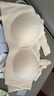嫚熙（EMXEE）太空反重力孕婦哺乳內(nèi)衣聚攏孕期產(chǎn)后喂奶文胸 柔霧杏【太空Bra 反重力系列】 M 曬單實(shí)拍圖