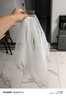 橙央頭紗求婚蝴蝶結(jié)頭紗領(lǐng)證道具次日達(dá)登記結(jié)婚頭飾新娘婚紗頭紗發(fā)夾 四層白色裸紗【長60cm以下】推薦 曬單實(shí)拍圖