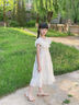 乖妮貓女童夏季裙子2025新款禮服兒童夏裝連衣裙洋氣高級(jí)女大童夏款長(zhǎng)裙 圖片色 160 碼 曬單實(shí)拍圖