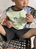 ASK JUNIOR抑菌兒童T恤2025夏季小童遮熱無(wú)袖背心男童體恤上衣 曬單實(shí)拍圖
