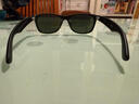雷朋（RayBan）雷朋徒步旅行者方形復古舒適綠色0RB2132F 622黑色鏡框綠色鏡片 曬單實(shí)拍圖