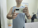 安踏速干運動背心男款無袖上衣吸濕透氣夏季馬拉松健身籃球服罩衫坎肩 7123-1晴霄藍 L (175) 曬單實拍圖
