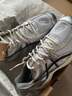 亞瑟士（asics） Jog 100s 復(fù)古百搭 網(wǎng)布人造革防滑 低幫 休閑跑步鞋 男女同款 1201A967-100 【銀白色】 43.5 曬單實(shí)拍圖
