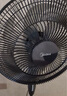 美的（Midea）電風(fēng)扇 家用風(fēng)扇 落地扇 7葉遠(yuǎn)距強(qiáng)風(fēng)電扇 立式輕音節(jié)能可定時(shí)降溫 黑色機(jī)械款 【風(fēng)速309m/min】超級(jí)單品 曬單實(shí)拍圖