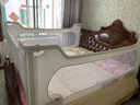 babycare床圍欄嬰兒床上護欄防摔防護兒童原點(diǎn)白【1.8m*1片+2m*2片】 曬單實(shí)拍圖