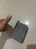 千驍卡包男超薄男士帆布卡包短款青年多卡位休閑皮夾卡套日韓潮休閑大 灰色小號【9卡+2多功能位】 曬單實(shí)拍圖