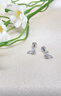 DAISY DREAM醫(yī)用鈦鋼蝴蝶耳釘女精致超閃鋯石鈦合金耳環(huán)高級養(yǎng)耳洞冷淡風(fēng)耳飾 (1對）B款粉色蝴蝶耳釘 曬單實拍圖