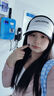 斐卡薇防曬帽女空頂遮陽帽夏季遮臉顯臉小韓版戶外跑步運(yùn)動(dòng)鴨舌帽太陽帽 米白色-MENGL空頂帽54-59cm 曬單實(shí)拍圖