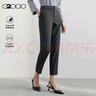 G2000商場(chǎng)同款提花肌理正裝煙管褲西褲41252206G2 黑色 36  曬單實(shí)拍圖