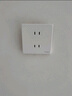 施耐德電氣 五孔插座面板10支裝 86型墻壁電源插座五孔套裝 皓呈 奶油白色 曬單實拍圖