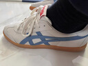 Onitsuka Tiger鬼塚虎復(fù)古德訓(xùn)鞋耐磨平底男女鞋休閑板鞋百搭 TOKUTEN 淺灰色/深藍(lán)色 42 曬單實(shí)拍圖