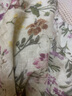 知筆墨夏款新品雨露麻田園印花中長(zhǎng)裙 插肩袖文藝休閑顯瘦仙氣連衣裙 原麻色 L 曬單實(shí)拍圖