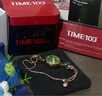 時(shí)光一百（TIME100）手表女小眾伸縮鏈高級感手鏈表生日禮物百搭學(xué)生石英表七夕送女友 清新翠綠（清純風(fēng)） 曬單實(shí)拍圖