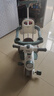 貝趣兒童三輪車(chē)1-3歲腳踏車(chē)寶寶遛娃神器嬰兒推車(chē)溜溜車(chē)三合一手推車(chē) 【安全護(hù)欄+靠背+轉(zhuǎn)向手推桿】 綠 推騎兩用0-6歲溜娃小孩自行車(chē) 曬單實(shí)拍圖