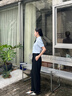 伯德小姐西裝褲女士正式穿搭小個(gè)子直筒褲子職業(yè)面試正裝黑色西褲 S 曬單實(shí)拍圖