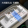飛利浦（PHILIPS）新國標(biāo)安全插座 8位總控開關(guān) 2.8米 兒童保護(hù)門 插線板/插排/排插/接線板/拖線板 曬單實(shí)拍圖