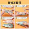 日本Tombow蜻蜓MONO靜音修正帶Air款CT-CAX5C透明多支裝可愛涂改帶學(xué)生用可換替芯大容量  曬單實(shí)拍圖