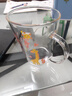 富光 玻璃杯家用兒童牛奶杯子帶刻度耐熱吸管水杯喝奶杯微波爐可加熱 曬單實(shí)拍圖