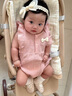 湯尼倍兒嬰幼兒學(xué)步鞋春夏季室內(nèi)防滑地板鞋男女寶寶軟底防掉跟鞋子 粉波點(diǎn) 11 碼/建議0-6個(gè)月 曬單實(shí)拍圖