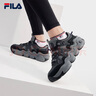 斐樂（FILA）官方女鞋PANINI復(fù)古運(yùn)動鞋春款帕尼尼籃球鞋休閑鞋 鍛鐵灰/木炭灰-BC 37.5 曬單實(shí)拍圖