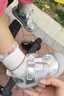 女寶寶鞋網(wǎng)面透氣公主學(xué)步鞋2025夏季1-3歲女童涼鞋兒童小童嬰兒 銀色【酷米俠&GC-39】橋-5 22 內(nèi)長(zhǎng)約14cm 曬單實(shí)拍圖