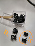 黑色前額小巧精致小抓夾發(fā)飾小號迷你固定頭發(fā)劉海夾公主頭發(fā)卡子 磨砂南瓜款12顆罐裝 曬單實(shí)拍圖
