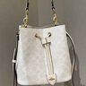 蔻馳（COACH）奢侈品女包ROWAN水桶包手提斜挎包白色【品牌授權(quán)】送女友禮物 曬單實(shí)拍圖