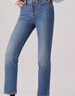 Levi's李維斯女士WEDGIE修身直筒美式復古簡(jiǎn)約休閑時(shí)尚顯瘦牛仔褲 中藍色 26 (28) 曬單實(shí)拍圖
