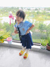 G.DUCKKIDS小黃鴨女童套裝夏季朱迪兔子警官衣服兒童jk百褶裙子cos服三件套 三件套 110 建議4~5歲【100-110cm】cm 曬單實拍圖