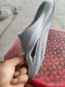 名創(chuàng)優(yōu)品（MINISO）家居拖鞋男女情侶家用舒適浴室防滑防臭涼拖鞋夏  煙灰色40-41 曬單實拍圖