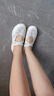 斯凱奇（Skechers）閃穿鞋單鞋女士夏季2025年一腳蹬淺口瑪麗珍平底休閑鞋159286 曬單實拍圖