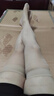 翡遇長(cháng)筒絲襪女夏季薄款防勾絲肉色高筒襪性感過(guò)膝大腿防滑隱形美腿襪 3雙膚色 包芯絲長(cháng)筒襪(75-150斤) 曬單實(shí)拍圖