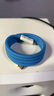 CANDYSIGN制糖工廠兼容雷電4數(shù)據(jù)線USB4全功能240W快充Type-C0.8米古藍(lán)細(xì)靂線Macbook筆記本8K視頻投屏線 曬單實拍圖
