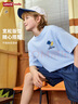 Levi's【涼感透氣】李維斯兒童男童短袖T恤2025夏季新款運動(dòng)上衣女 水晶藍 【涼感面料 輕薄透氣】 140 /68 【建議身高128-140cm】 曬單實(shí)拍圖