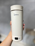 美的（Midea）便攜式電熱水杯 電熱水壺 保溫?zé)?350ml迷你便攜式旅行出差 智能恒溫加熱杯 316L不銹鋼無異味 0.35L 【精準(zhǔn)控溫】MK-DB35X22 曬單實拍圖