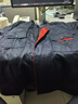 施蒙奇夏季男式工作服定制短袖勞保服套裝工廠車間半袖工作服定制批量 小拉鏈藏藍(lán)色短袖（單上衣） 175(建議135-155斤) 曬單實(shí)拍圖