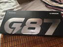 邁從（MCHOSE）K87S/G87【國(guó)家補(bǔ)貼】旋鈕無線機(jī)械鍵盤電競(jìng)游戲客制化有線/藍(lán)牙三模gasket結(jié)構(gòu)全鍵熱插拔辦公 G87 黑莓粉漸變側(cè)刻 熾焰軸 曬單實(shí)拍圖