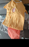 舒貝怡嬰兒衣服短袖套裝夏季寶寶純棉短褲兩件套兒童外出衣服 姜黃110CM 曬單實拍圖