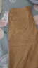 皮爾卡丹（pierre cardin）棉質(zhì)男裝休閑褲商務(wù)彈力長(cháng)褲秋冬新款男士褲子通勤合體卡其長(cháng)褲潮 卡其黃色 34 曬單實(shí)拍圖