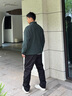 波司登（BOSIDENG）2025年新款男女同款外穿羽絨褲B250445990DS 黑色8056 XL 175/78A 曬單實拍圖