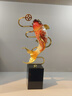 諾詩(shī)曼辦公室擺件高級感魚(yú)躍龍門(mén)喬遷之喜搬家禮物開(kāi)業(yè)客廳玄關(guān)酒柜裝飾 曬單實(shí)拍圖