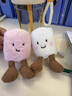 Jellycat英國Jellycat新款趣味成對棉花糖包包掛飾毛絨玩具掛件鑰匙扣 多色 高15 X 寬11 CM 曬單實(shí)拍圖