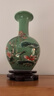 傲世景德鎮(zhèn)陶瓷器新中式花瓶工藝品客廳擺件酒柜玄關(guān)茶室博古架裝飾品 豆青釉清荷賞瓶+底座 曬單實拍圖