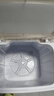 揚(yáng)子大單桶家用大容量洗衣機(jī)半自動(dòng)小型迷你洗衣機(jī)宿舍租房 揚(yáng)子8kg大方桶藍(lán)之戀玻璃款 曬單實(shí)拍圖