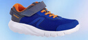 迪卡儂兒童春季網(wǎng)面舒適透氣校園休閑運動(dòng)跑步鞋皇家藍/橙色29-4128253 曬單實(shí)拍圖