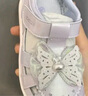 江博士（DR·KONG） 夏季女童學(xué)步鞋透氣幼兒鞋 寶寶兒童涼鞋 公主包頭涼鞋 紫色 26 腳長(cháng)約15.8-16.4cm 曬單實(shí)拍圖