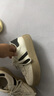 西遇厚底德訓鞋女2026新款春季復古美式學(xué)院風(fēng)撞色小白鞋低幫板鞋 白/黑色 預售20天 37 (235mm) 曬單實(shí)拍圖